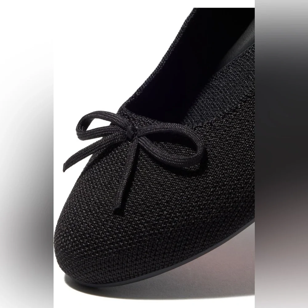 🖤EUC Rothy’s Black Women's Ballet Flats in Size 9 - Picture 2 of 11